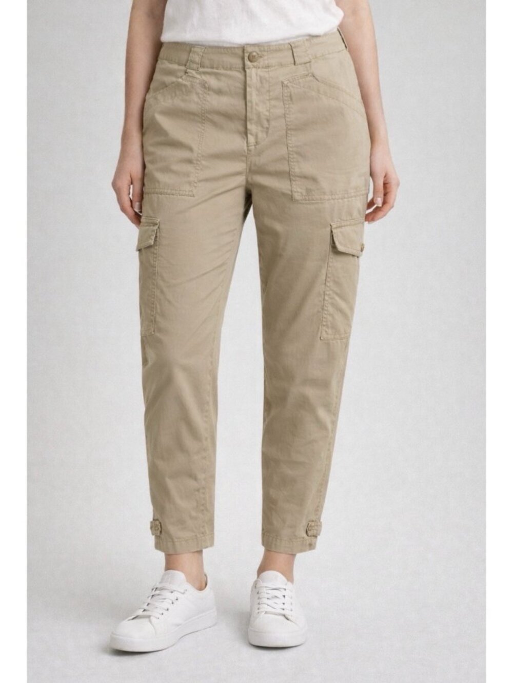 Alex Mill Lightweight Poplin Cargo Pants Slim Ankle Length Womens 14